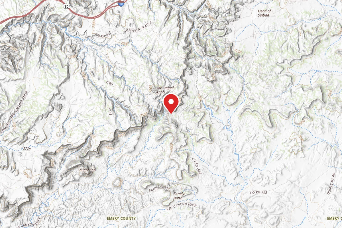 Dispersed Site near 38.8017, -110.8449
