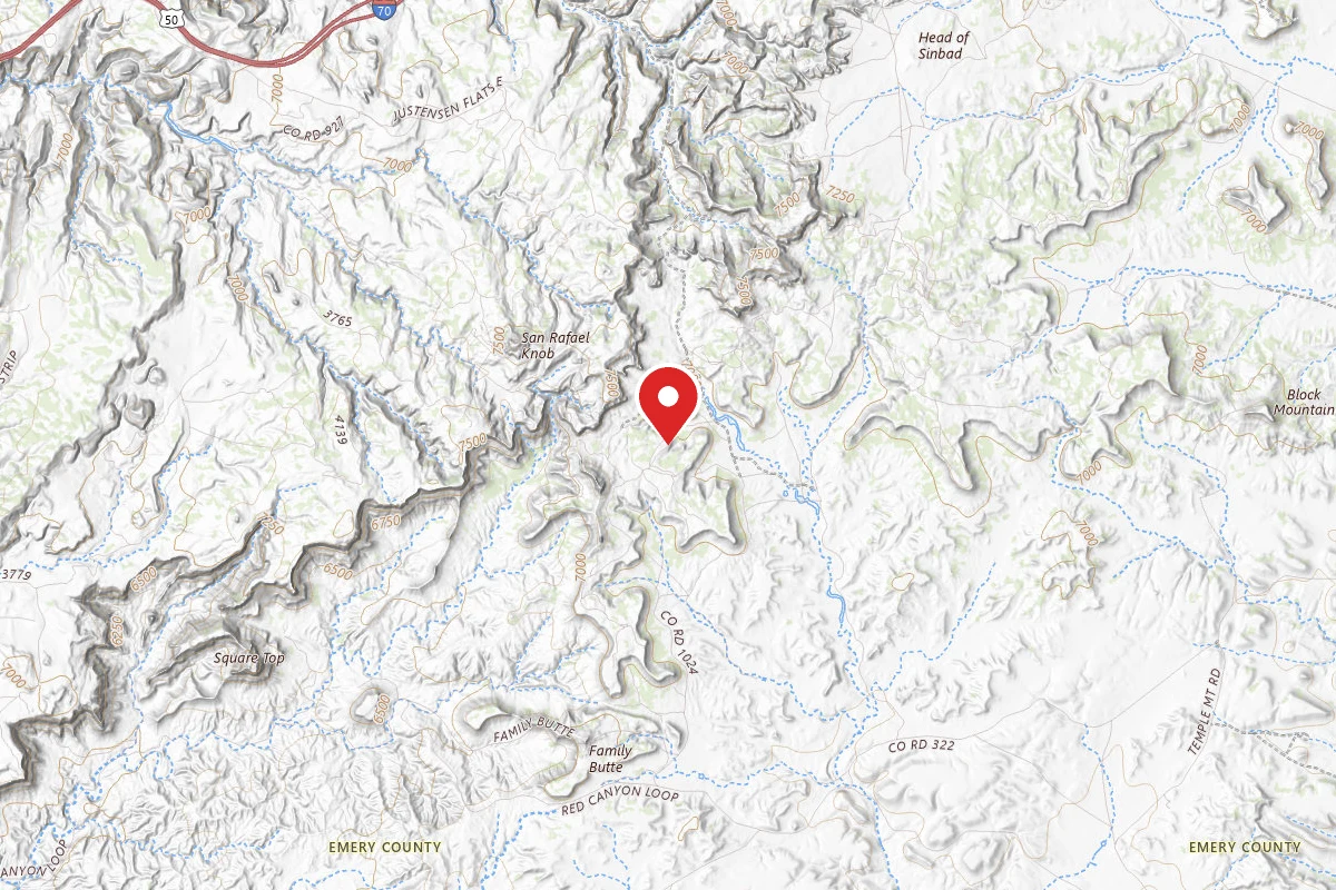 Dispersed Site near 38.8011, -110.8311