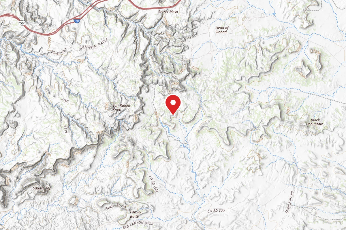 Dispersed Site near 38.8095, -110.8177