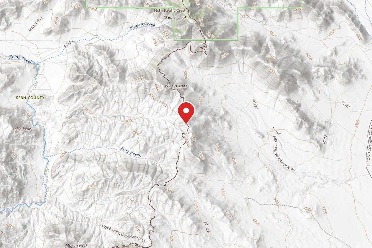 Dispersed Site near 35.5200, -118.1280