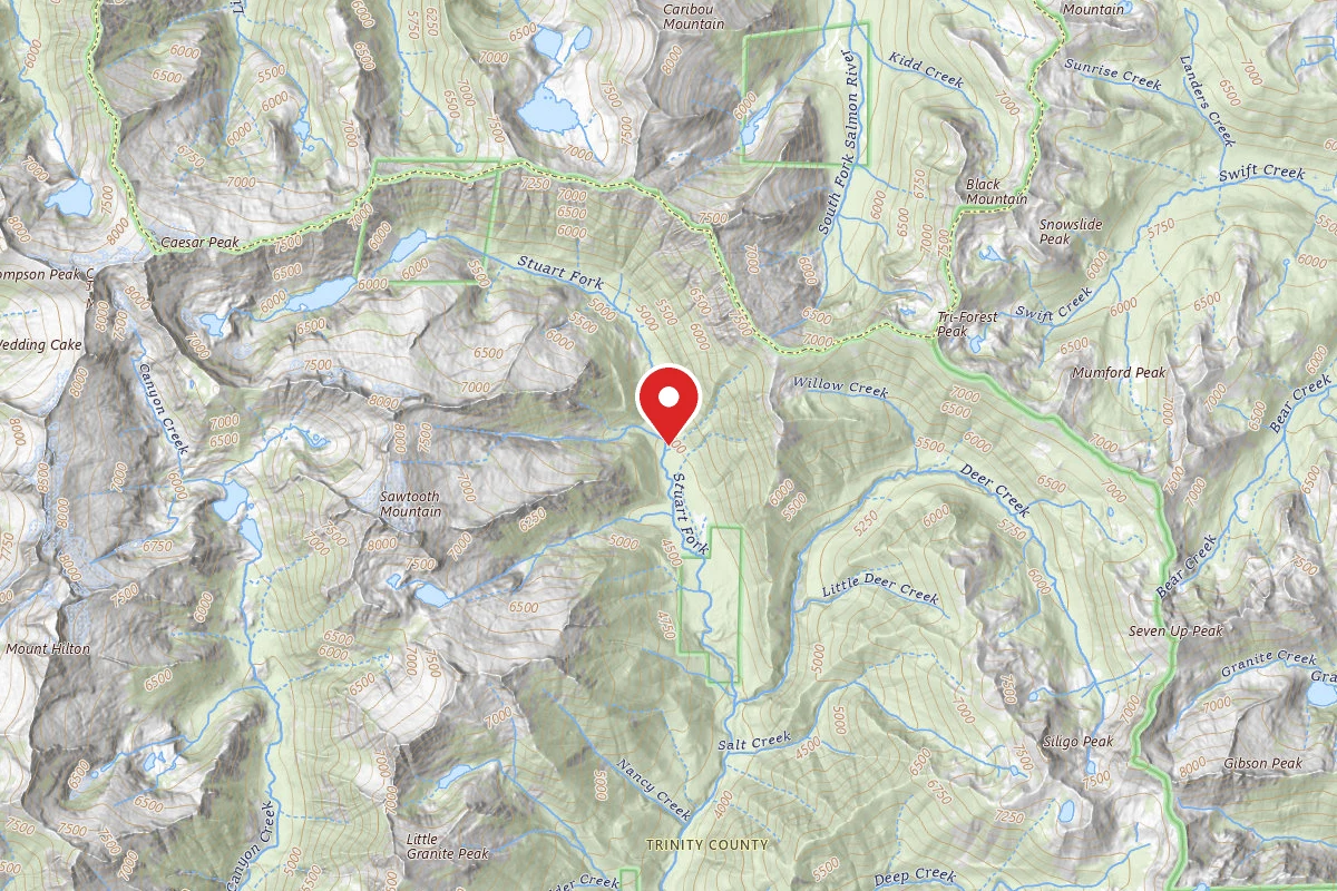 Dispersed Site near 40.9814, -122.9583