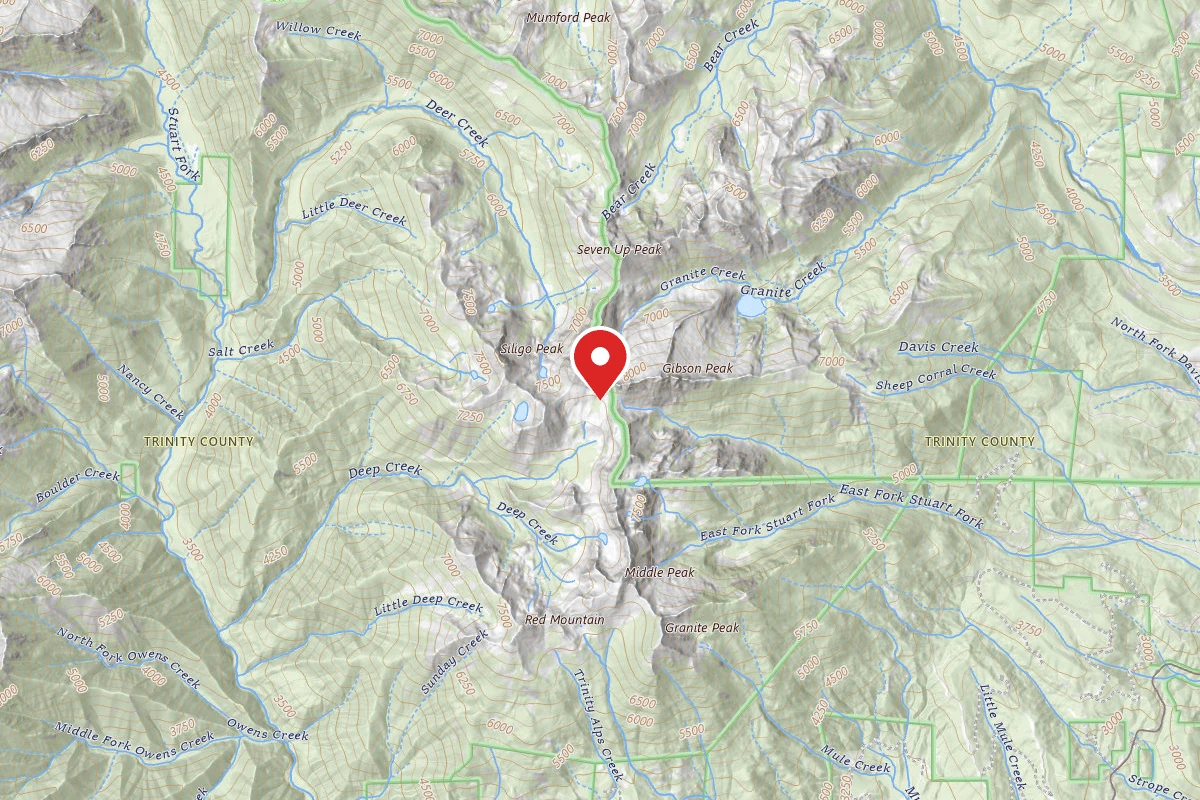 Siligo Springs overlook camp