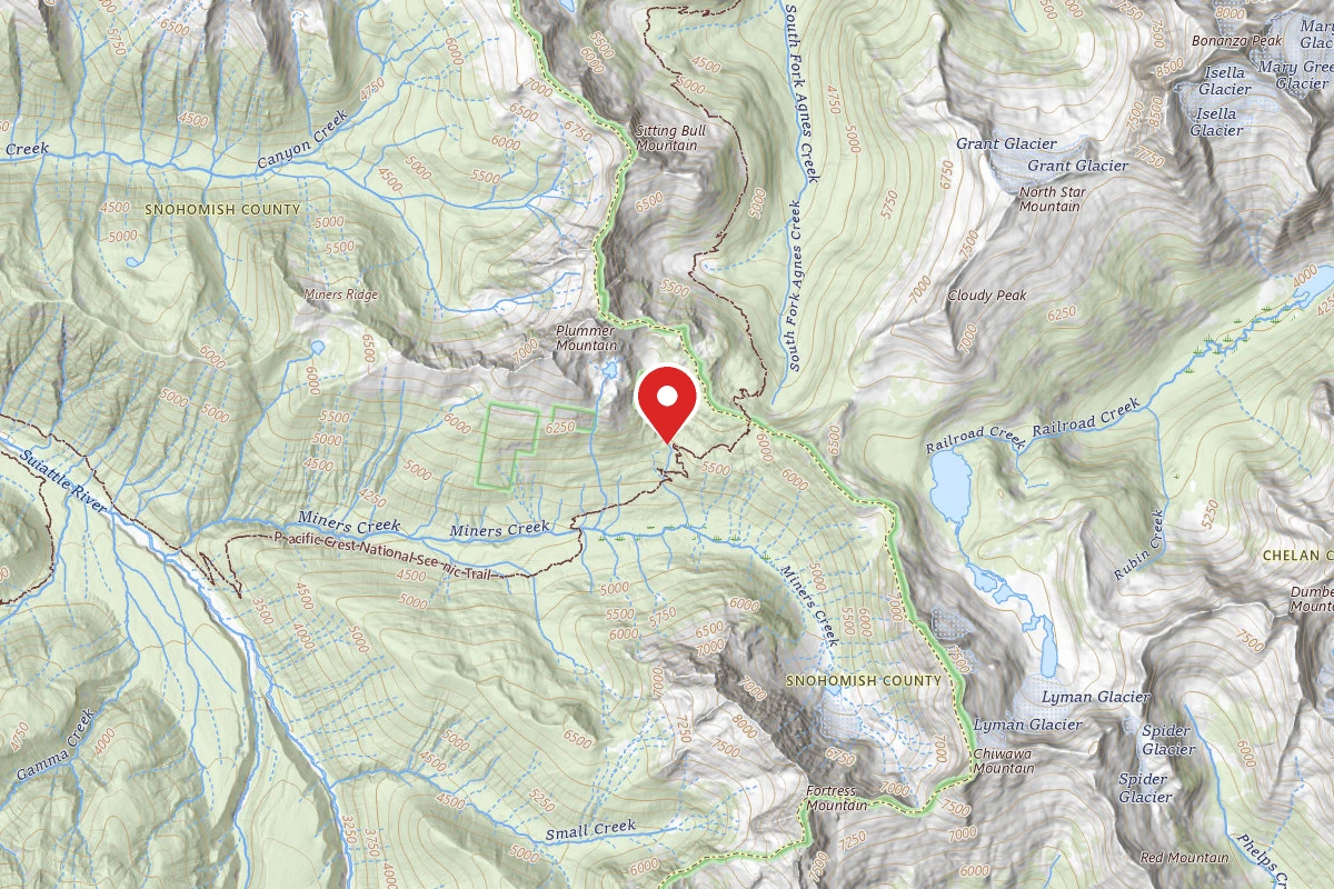 Dispersed Site near 48.1976, -120.9544