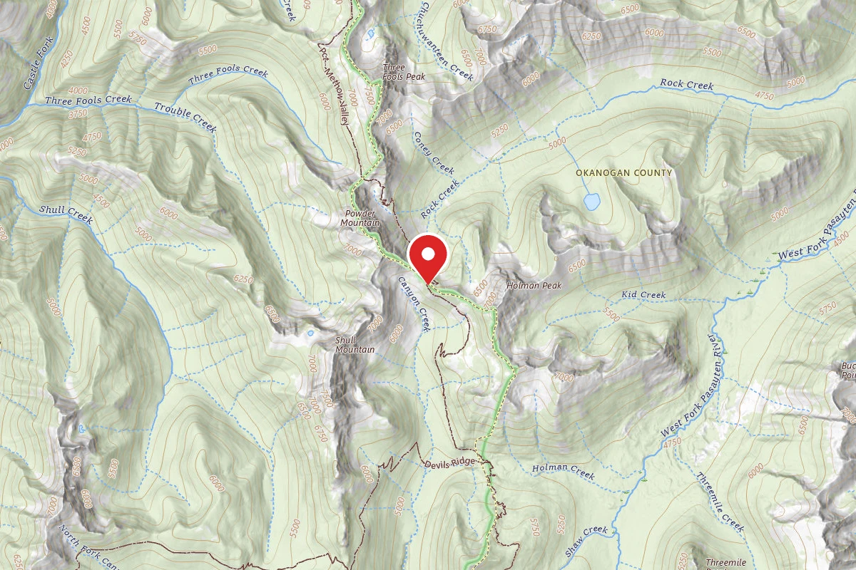 Dispersed Site near 48.8684, -120.7518
