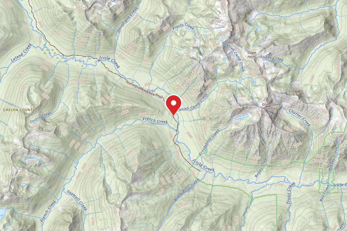 Dispersed Site near 47.6346, -120.9655