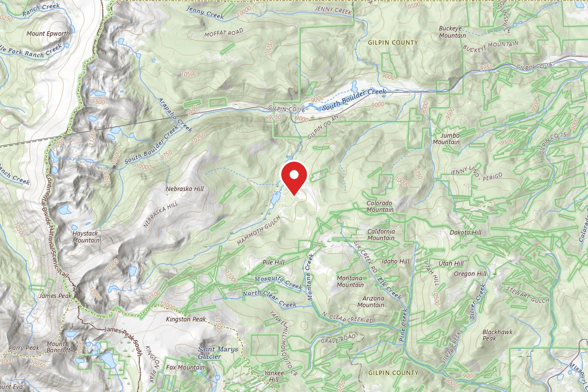 Dispersed Site near 39.8799, -105.6129