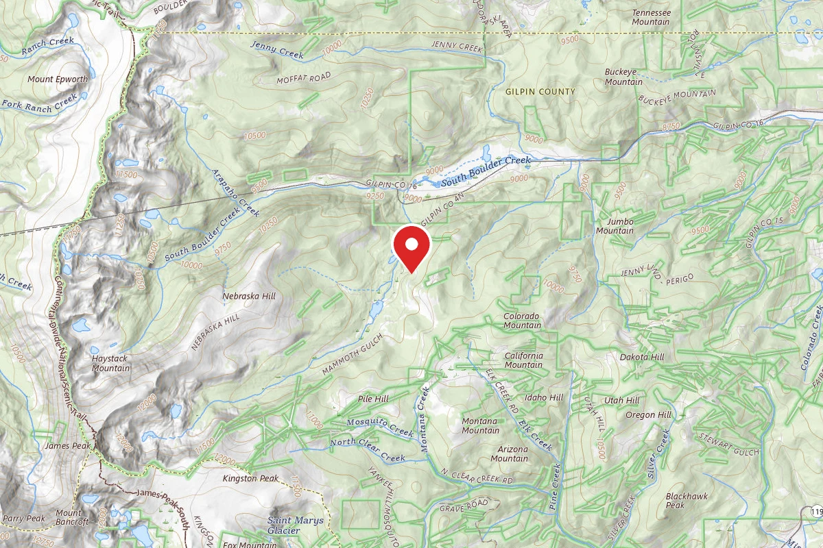 Dispersed Site near 39.8860, -105.6105
