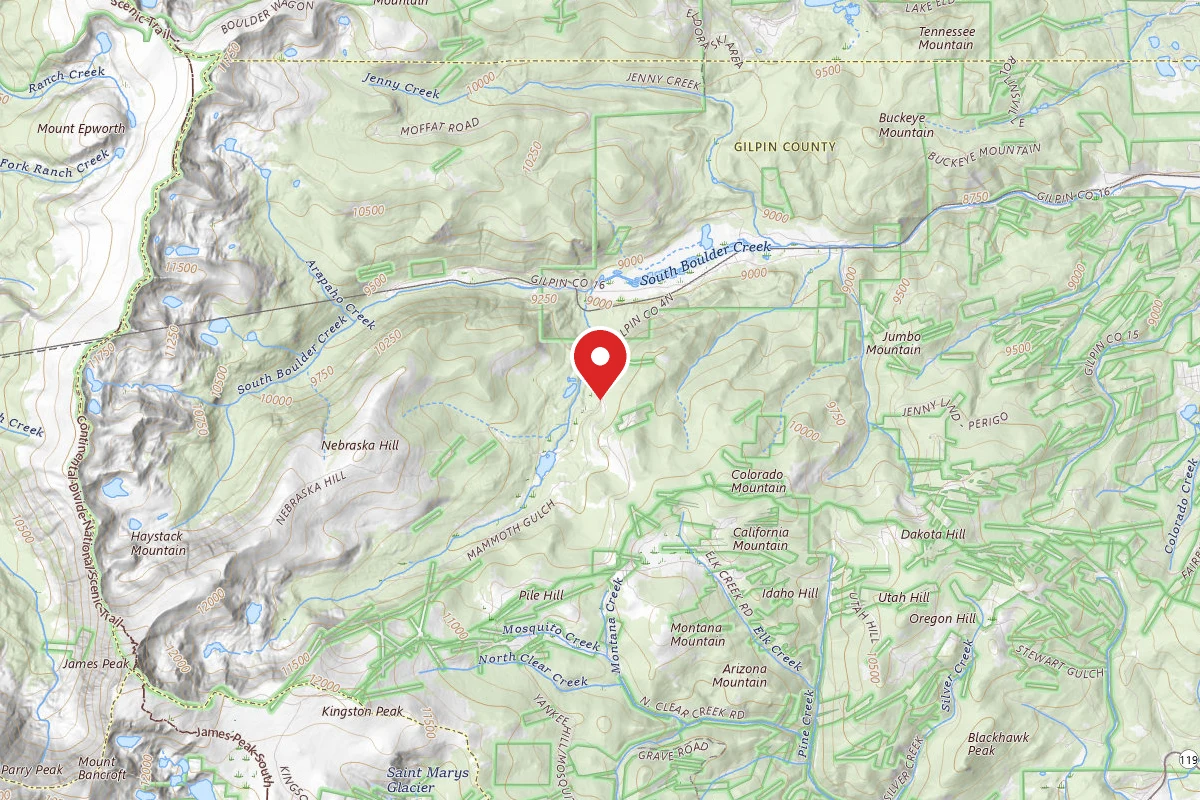 Dispersed Site near 39.8877, -105.6100