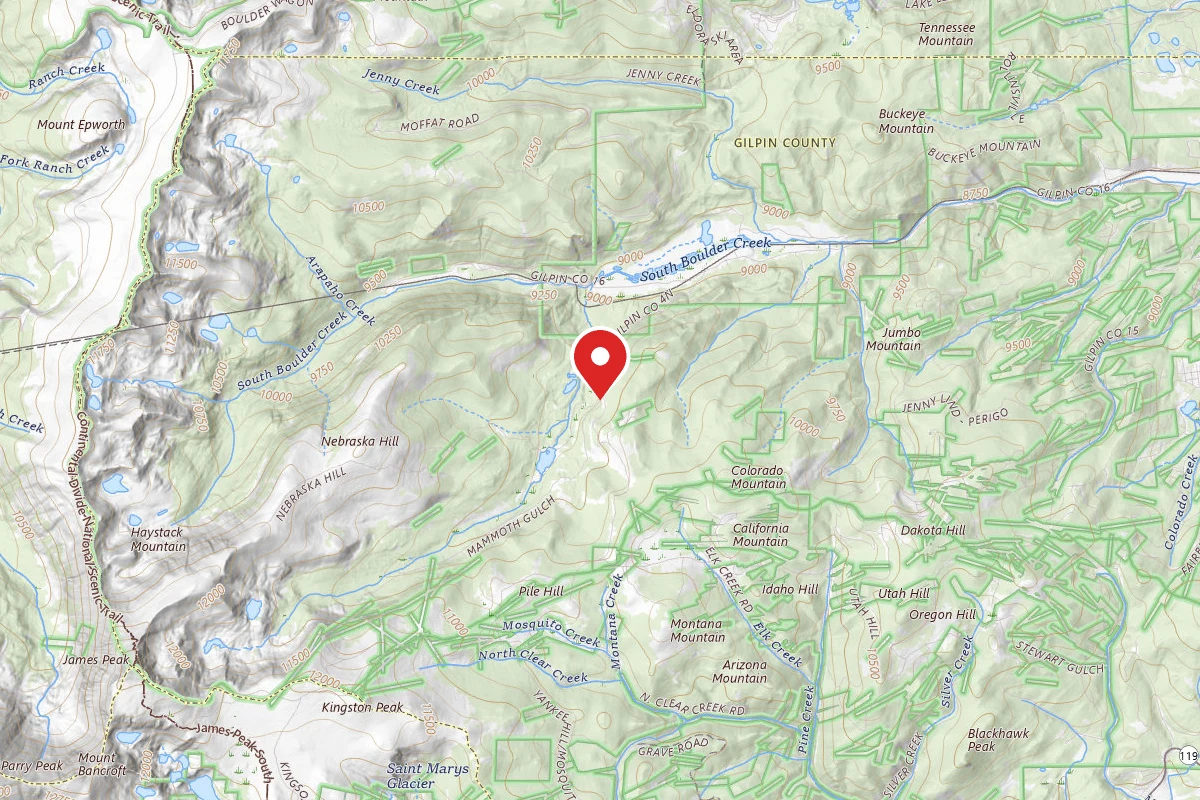 Dispersed Site near 39.8872, -105.6100