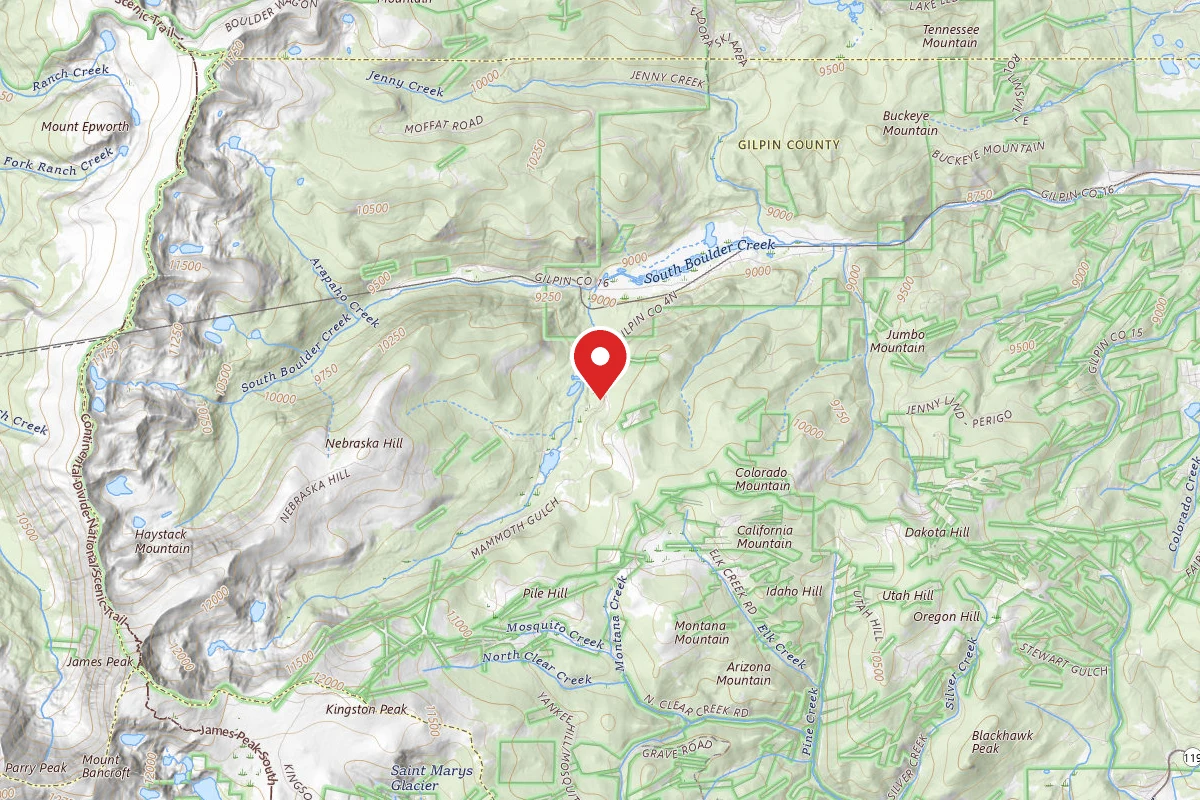 Dispersed Site near 39.8875, -105.6107
