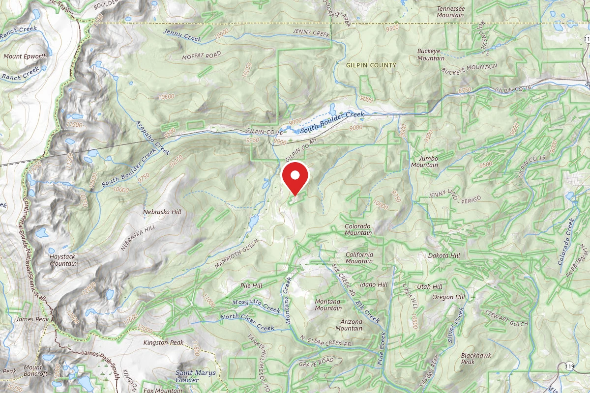 Dispersed Site near 39.8859, -105.6049
