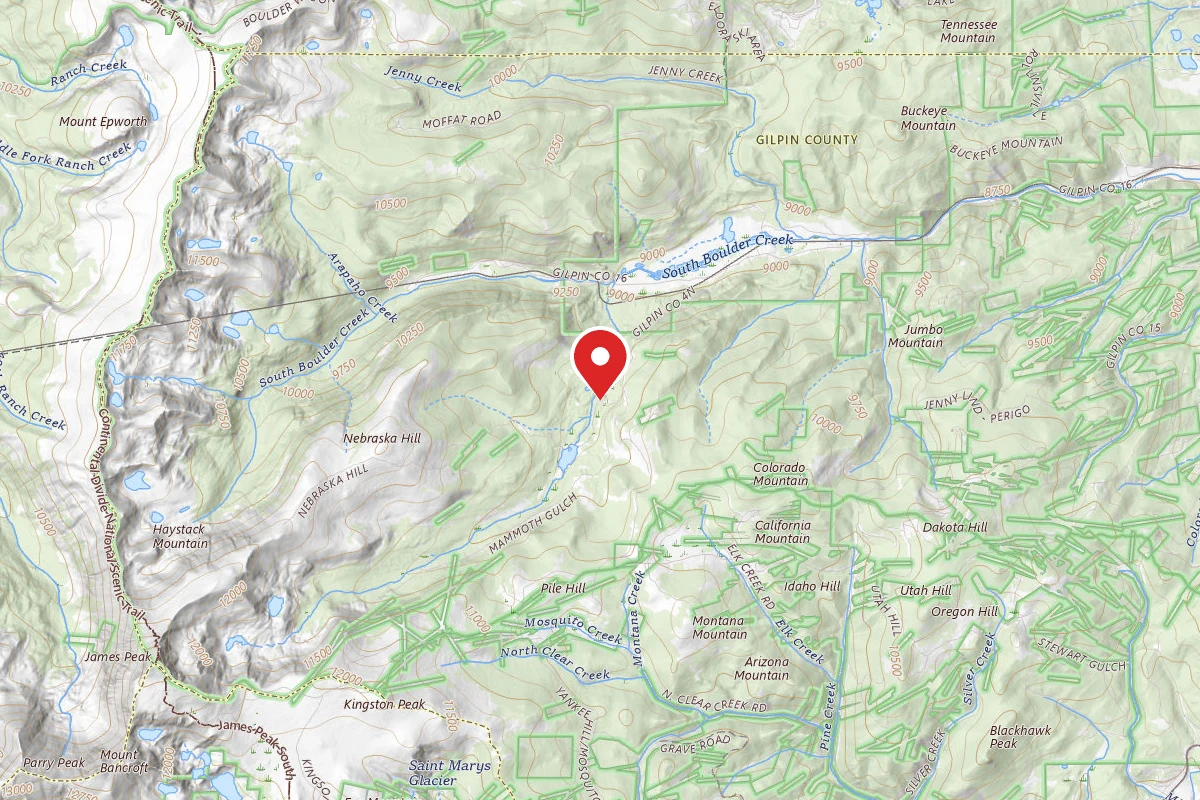 Dispersed Site near 39.8868, -105.6138