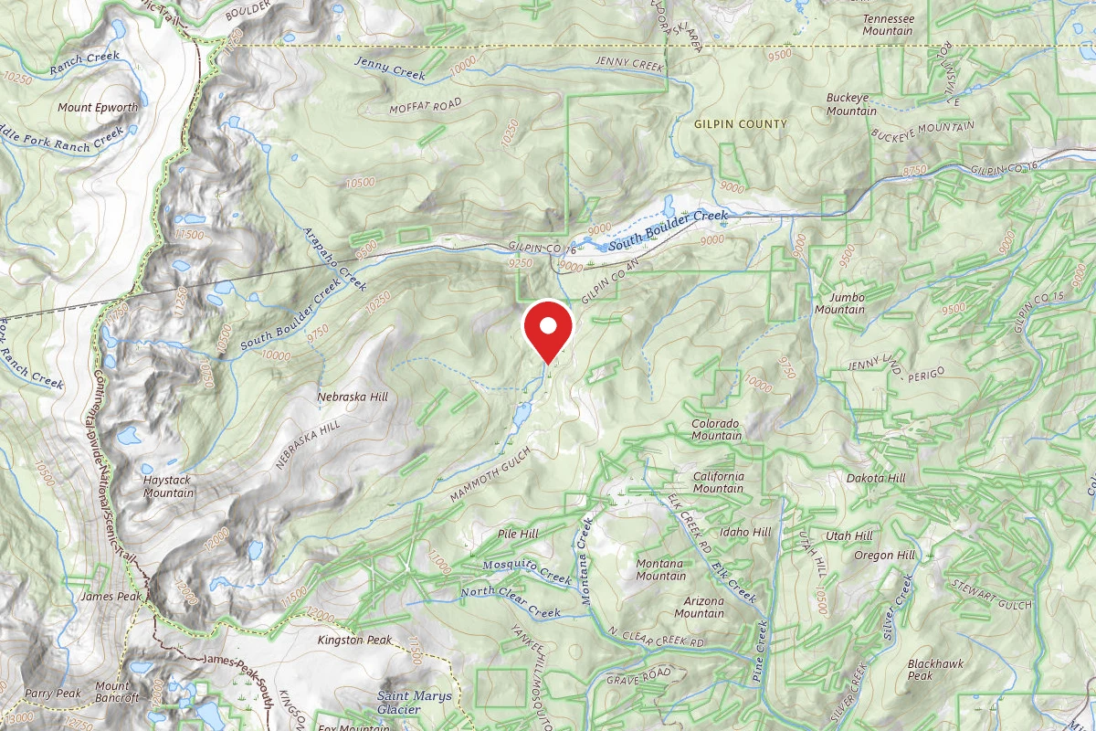 Dispersed Site near 39.8863, -105.6144
