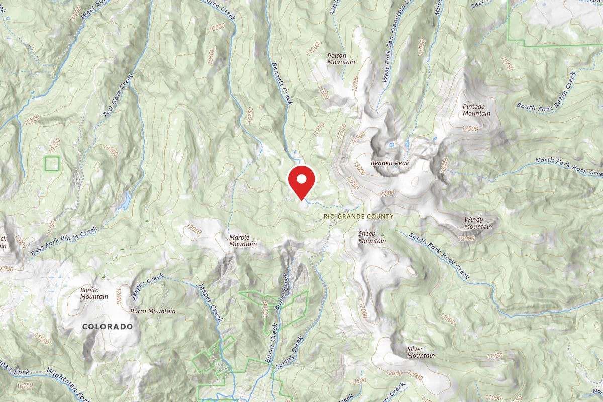 Dispersed Site near 37.4741, -106.4572