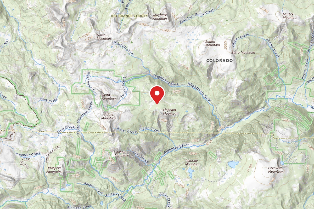 Dispersed Site near 37.4170, -106.5645