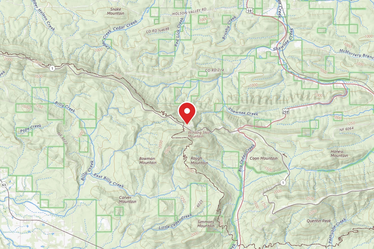 Hikers Camp for Winding Stair Campground