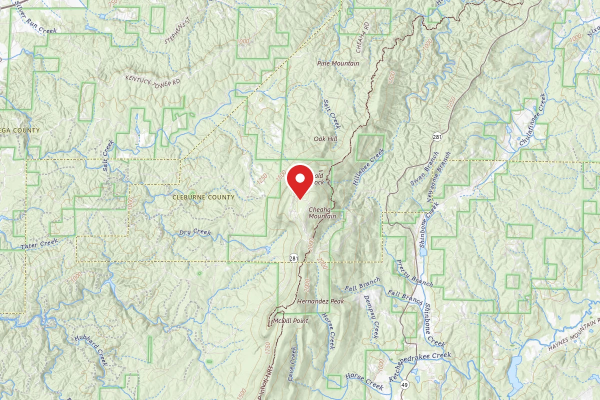 Cheaha State Park Group Primitive Camping Area