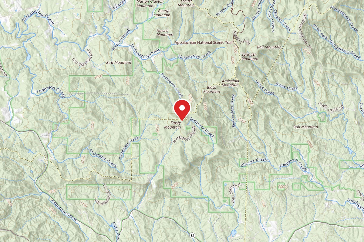 Dispersed Site near 34.5964, -84.2265