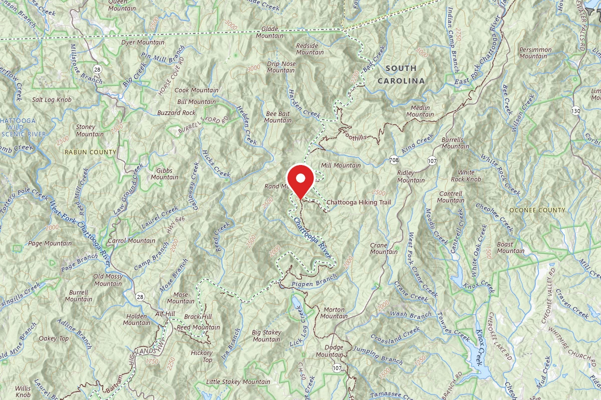 Dispersed Site near 34.9532, -83.1236