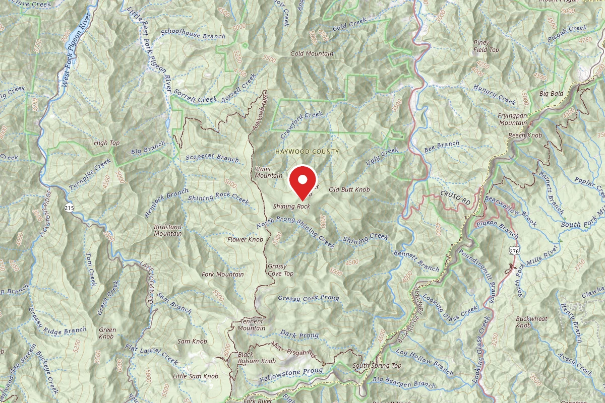Dispersed Site near 35.3695, -82.8518