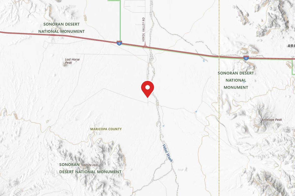 BLM Sonoran Desert National Monument - Vekol Road Dispersed Camping Area