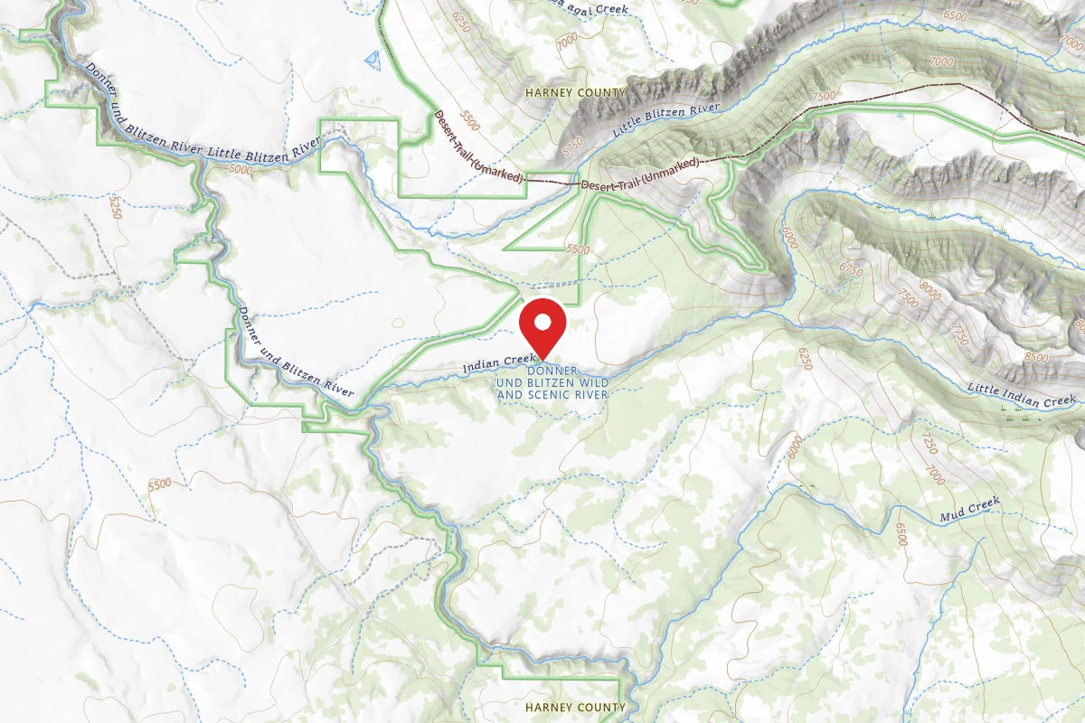 Dispersed Site near 42.6453, -118.7294