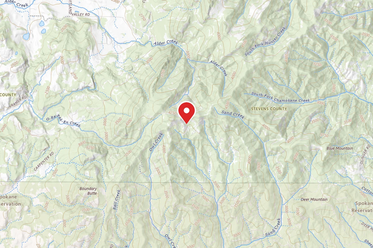 Huckleberry Mtns.