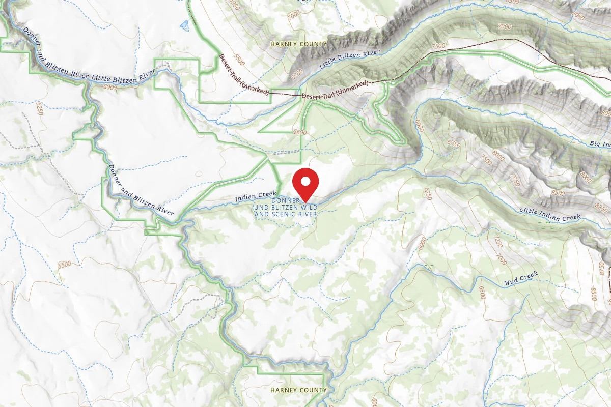 Dispersed Site near 42.6433, -118.7208