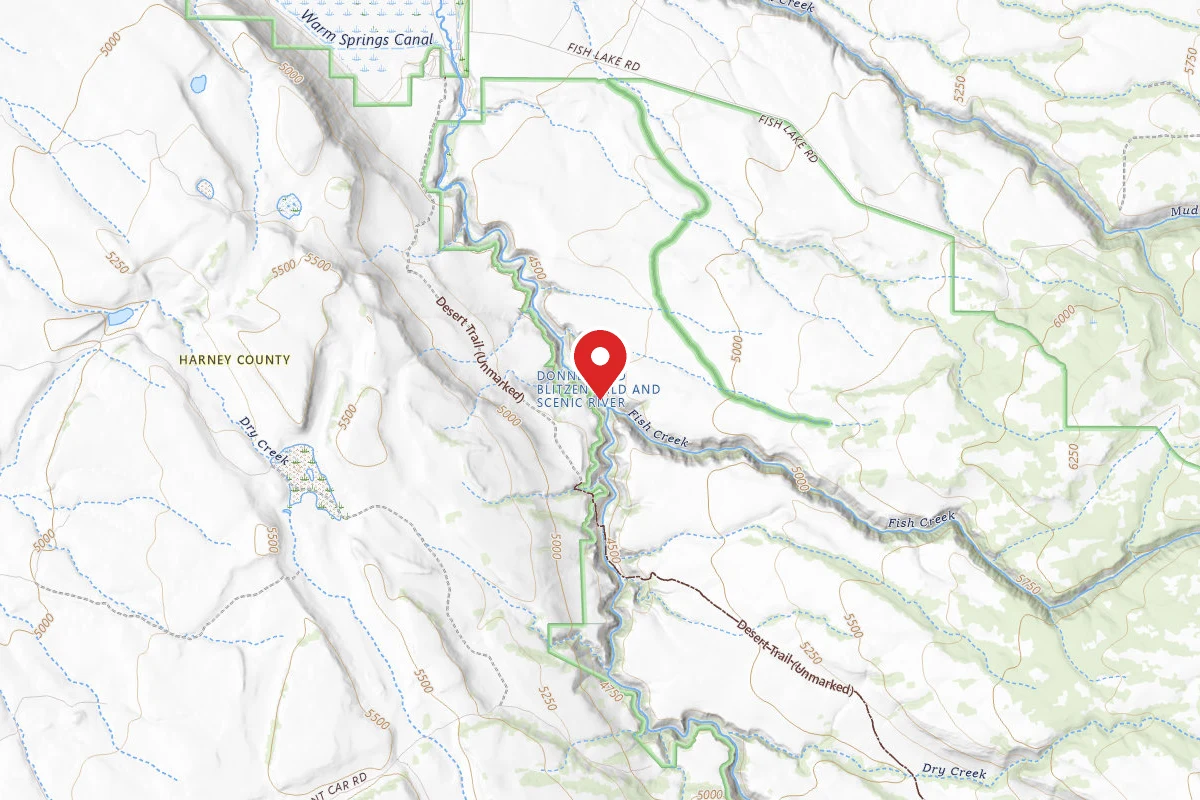Dispersed Site near 42.7652, -118.8443