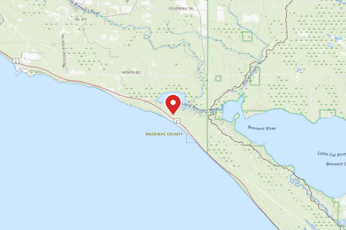 Little Brevort Lake - South State Forest Campground