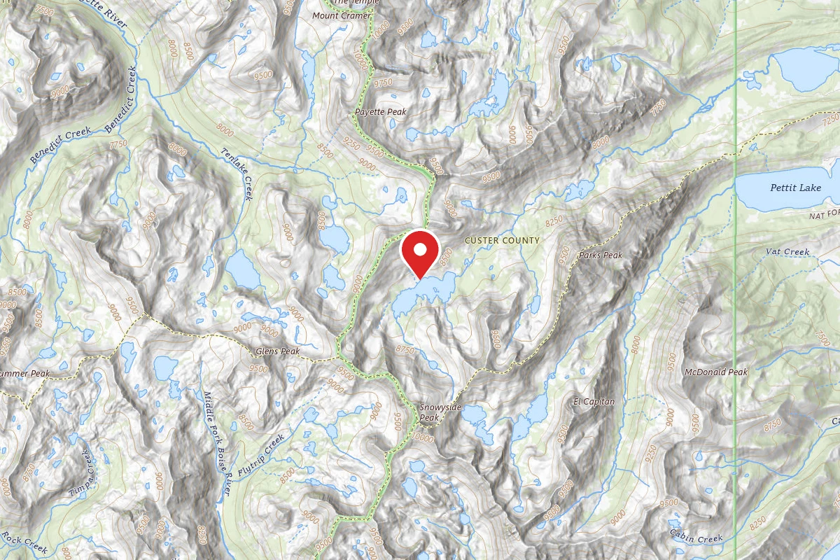 Dispersed Site near 43.9635, -114.9708