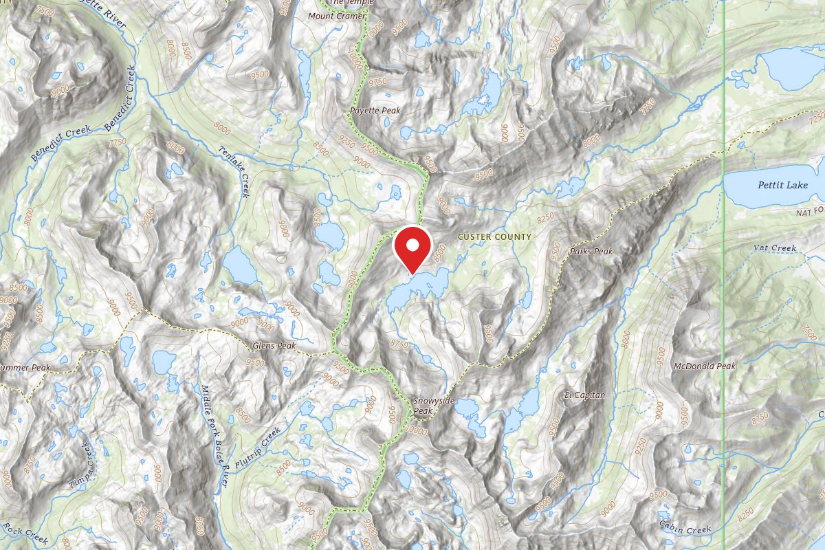 Dispersed Site near 43.9636, -114.9713