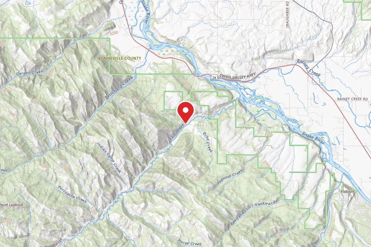 Dispersed Site near 43.4313, -111.4074