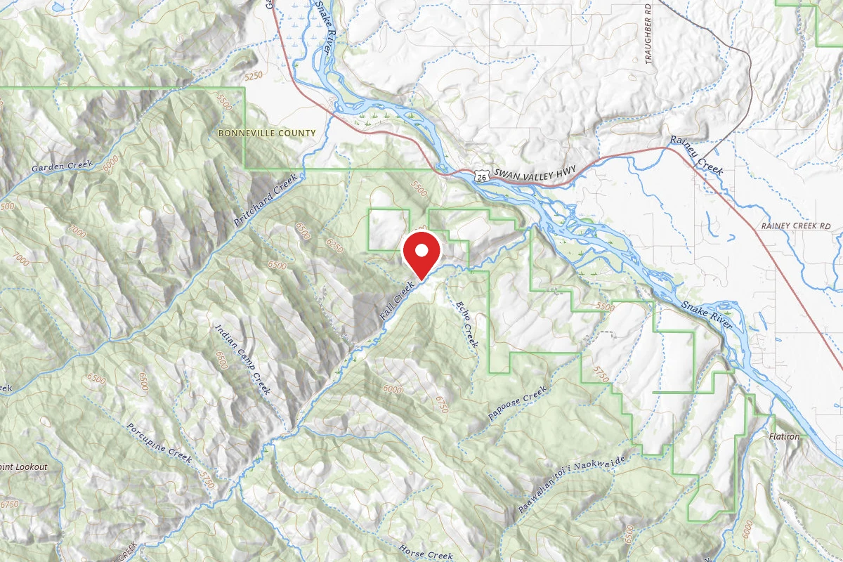 Dispersed Site near 43.4313, -111.4061