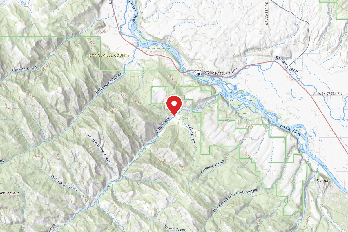Dispersed Site near 43.4315, -111.4057