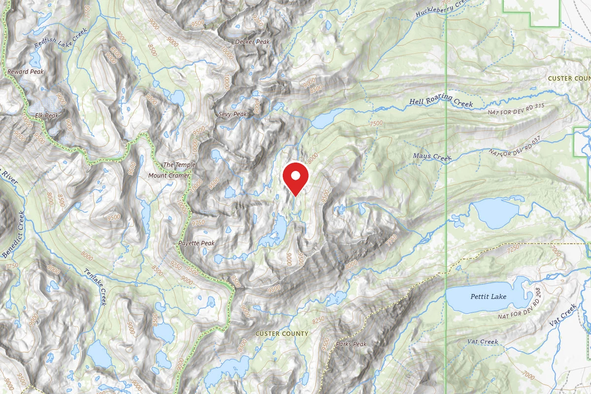 Dispersed Site near 44.0046, -114.9459