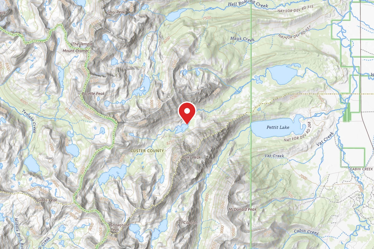 Dispersed Site near 43.9809, -114.9289
