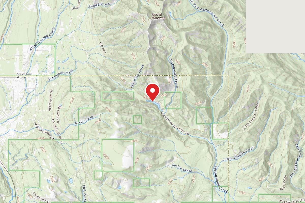 Dispersed Site near 47.1675, -113.3541