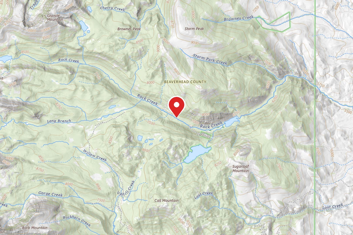 Dispersed Site near 45.5283, -112.8551