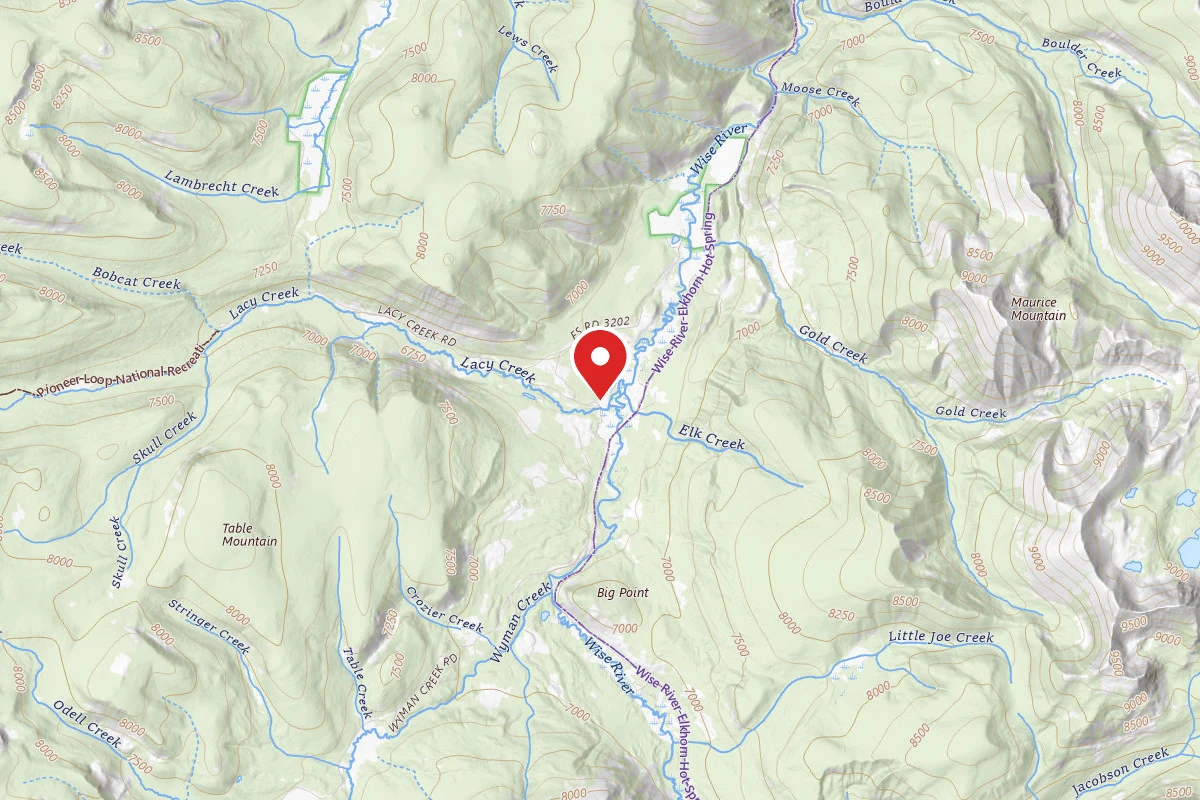 Dispersed Site near 45.5967, -113.1051