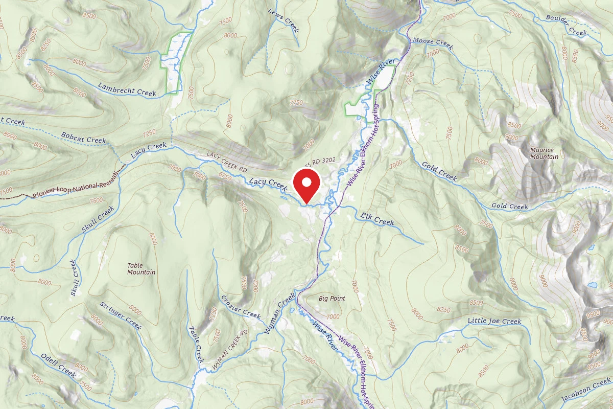 Dispersed Site near 45.5957, -113.1098