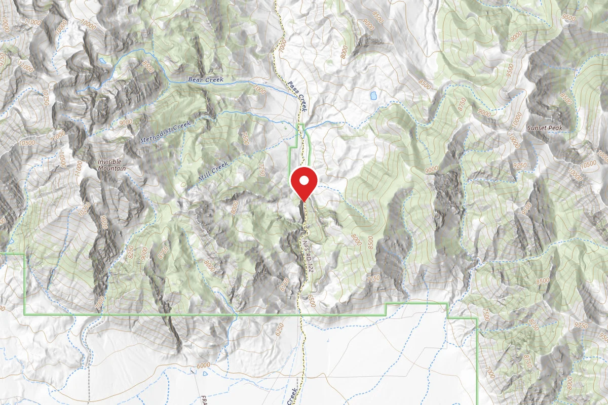 Dispersed Site near 43.9587, -113.4450