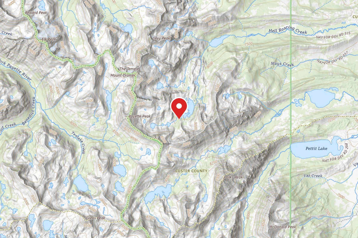 Dispersed Site near 43.9920, -114.9579