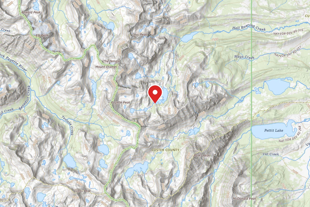 Dispersed Site near 43.9926, -114.9577