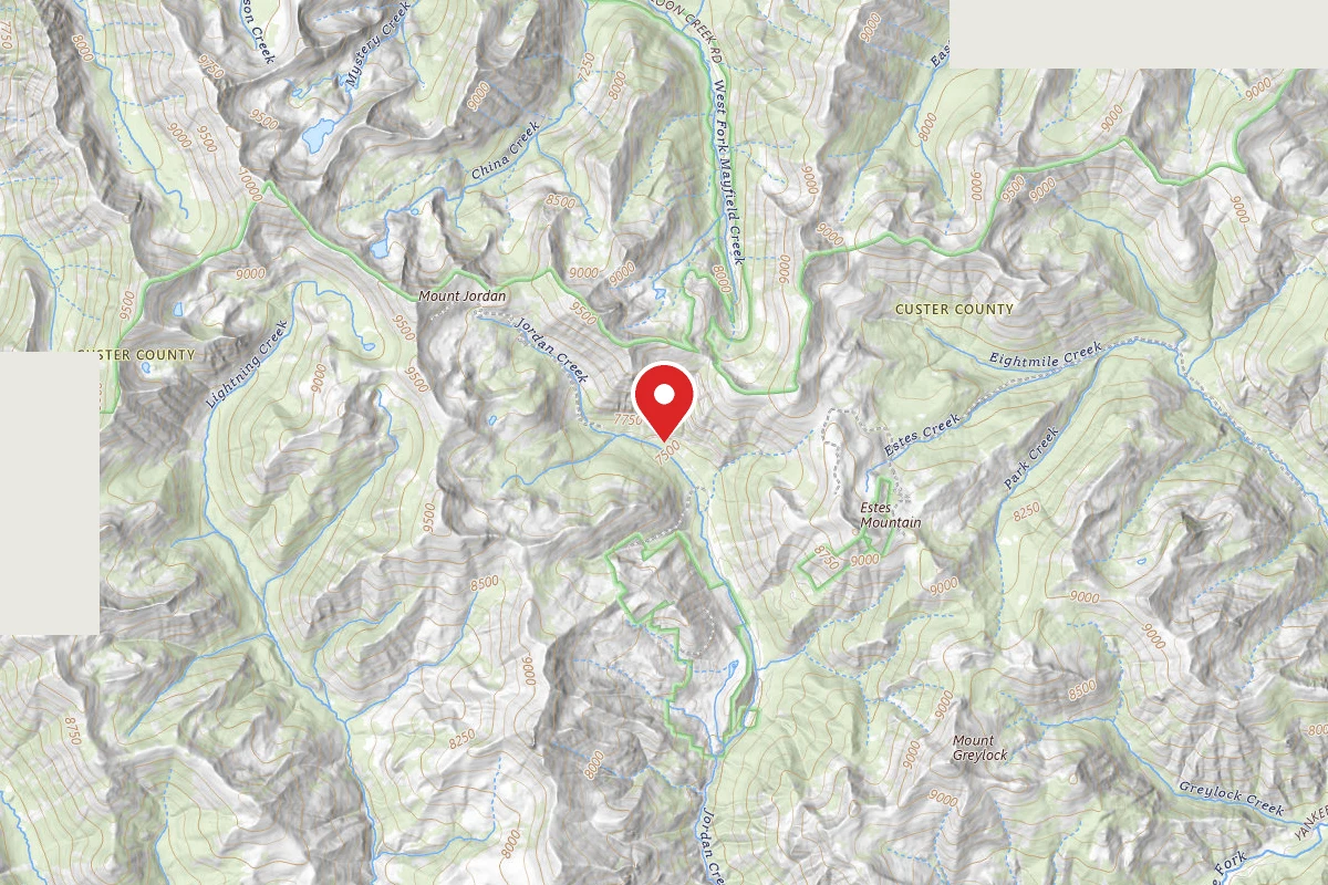 Dispersed Site near 44.4551, -114.7415
