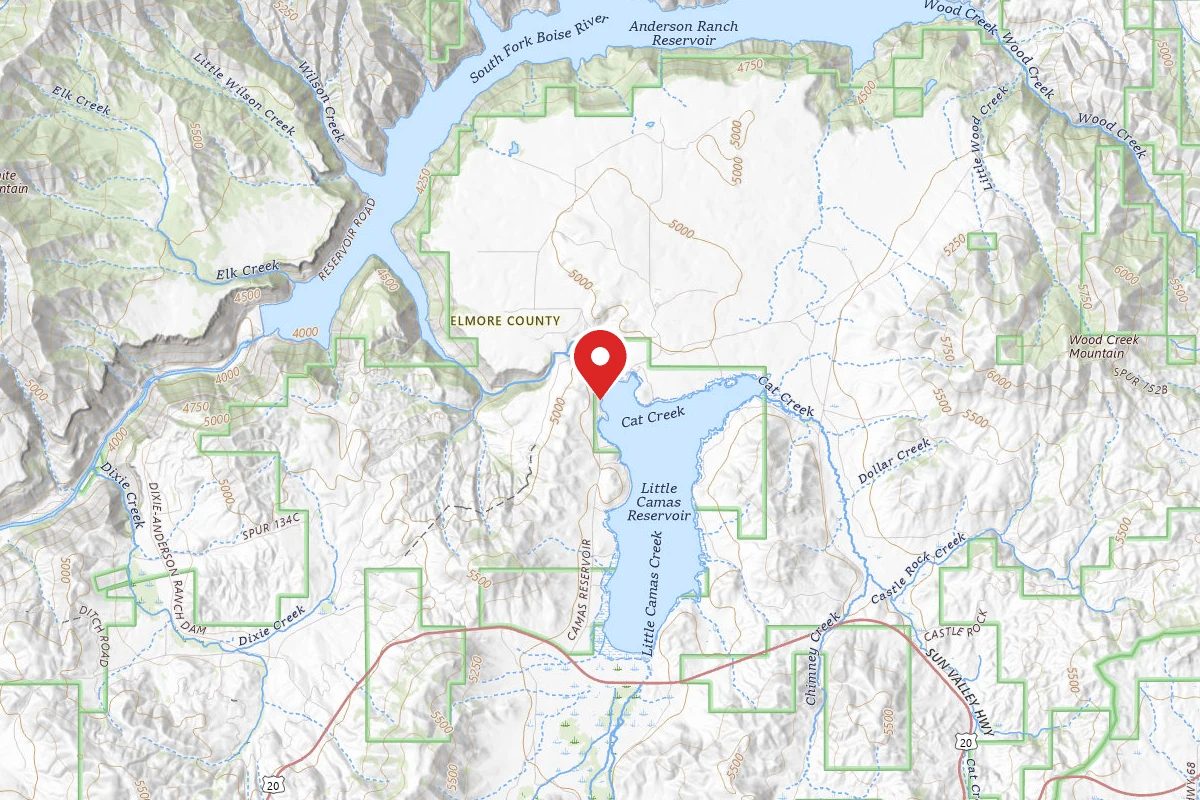Dispersed Site near 43.3495, -115.3914