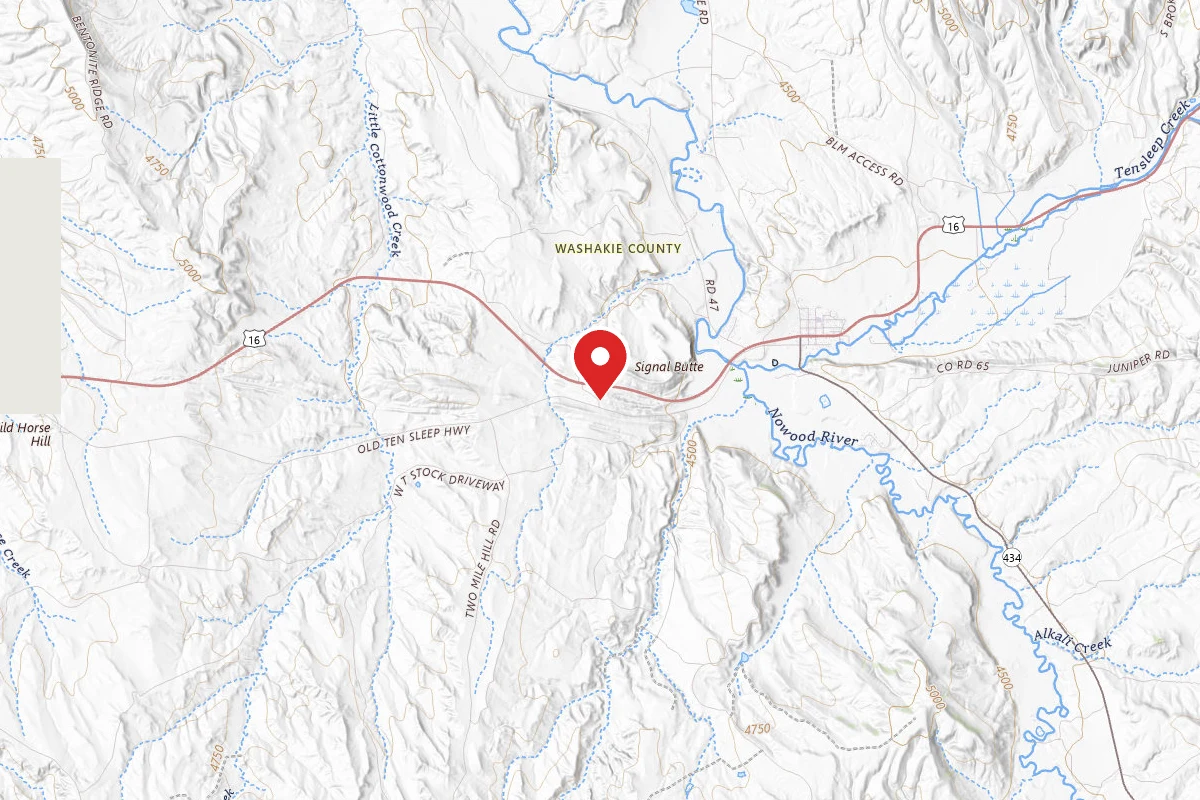 Dispersed Site near 44.0261, -107.4856