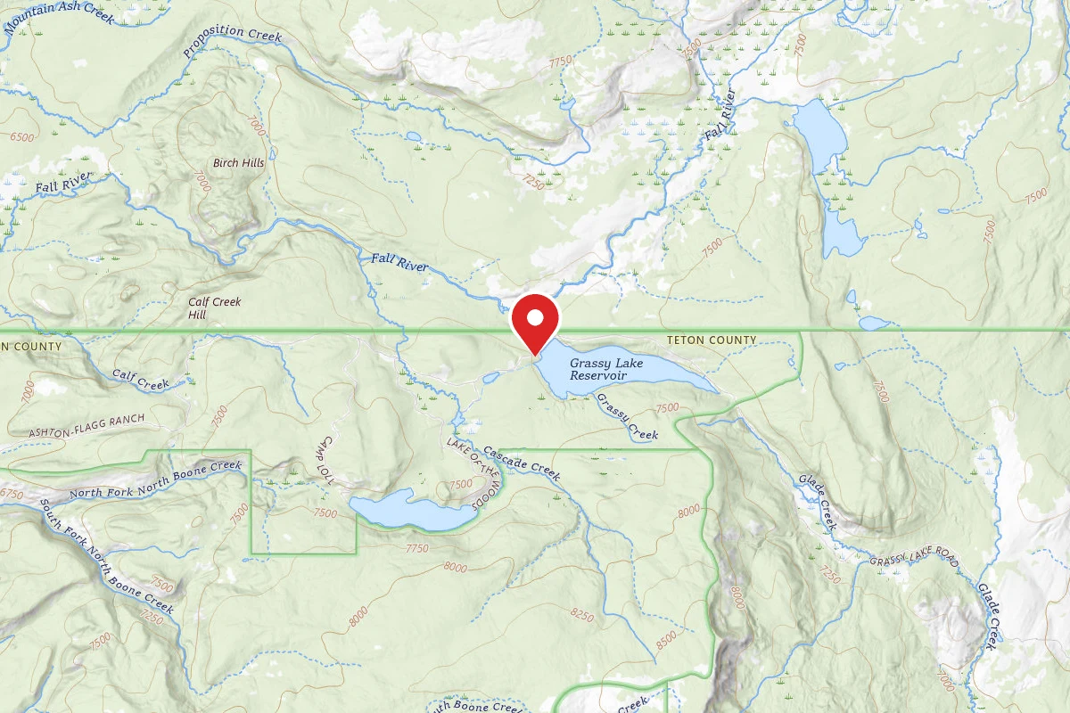 Dispersed Site near 44.1290, -110.8207