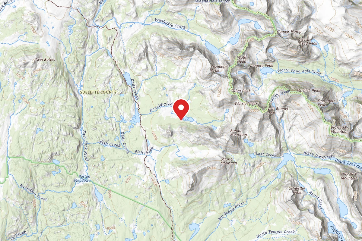 Dispersed Site near 42.7567, -109.2644