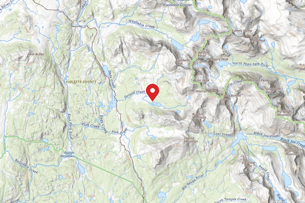 Dispersed Site near 42.7587, -109.2631